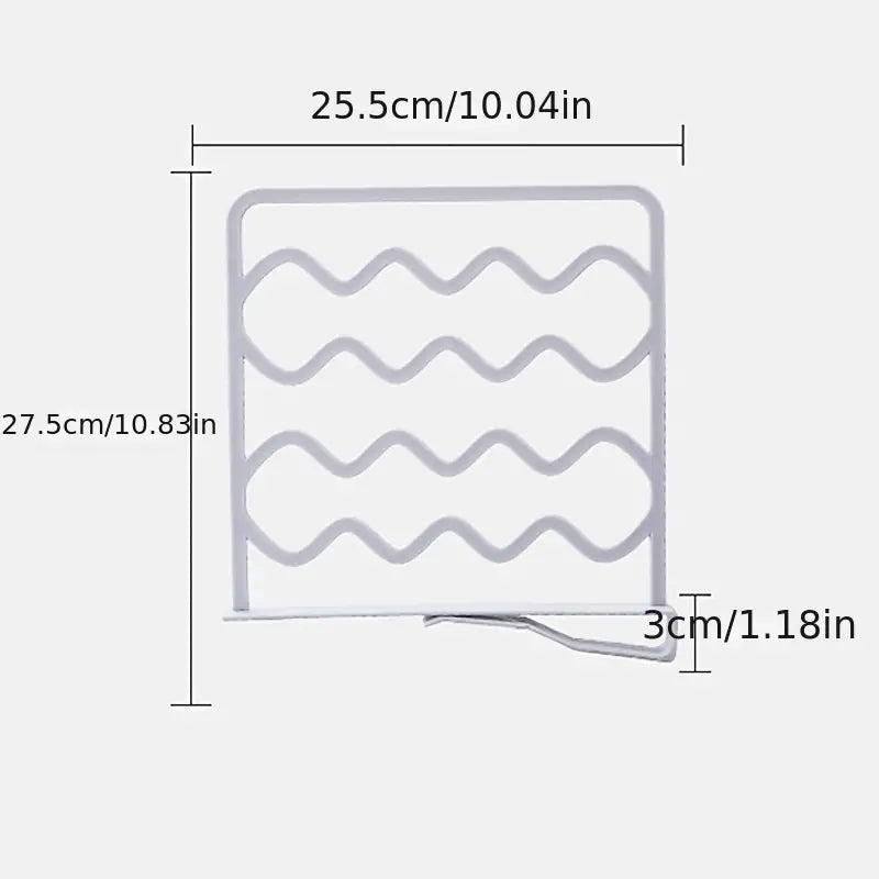 Layered Wardrobe Storage Divider