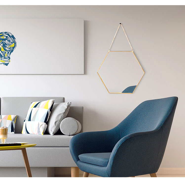 Nordic Gold Wall Mirror