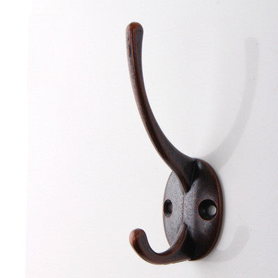Wall-Mounted Single Coat Hook for Closet and Bathroom