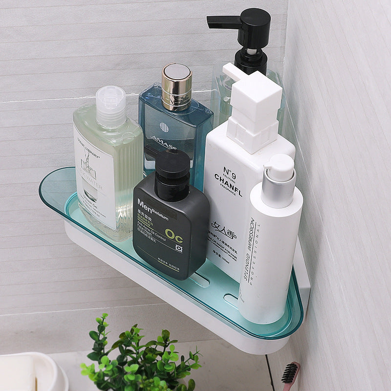 No-Drill Bathroom Storage Rack