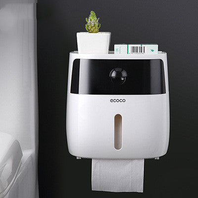Tissue Box and Bathroom Storage Organiser Shelf