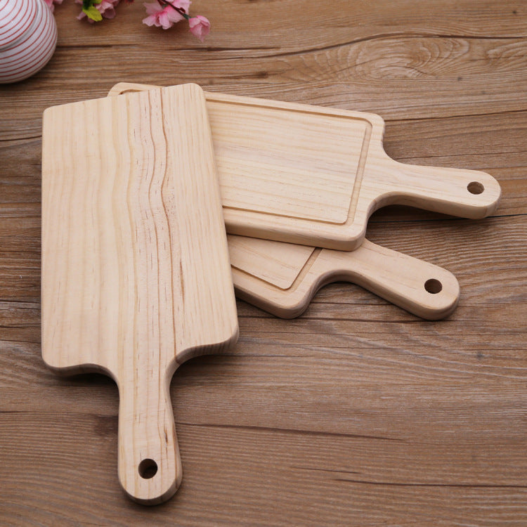 Rectangular Wooden Serving Board for Pizza, Cake, Sushi