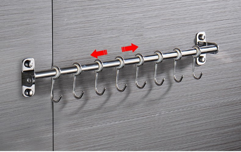 304 Stainless Steel Kitchen Wall Hook and Knife Rack