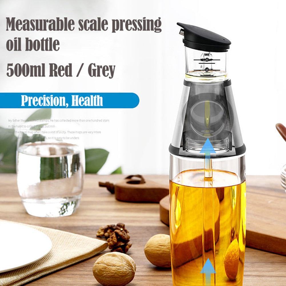 Glass Oil Dispenser Bottle with Pressure Control (Kitchen)