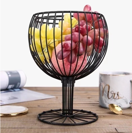 Minimalist Black Fruit Bowl Centerpiece