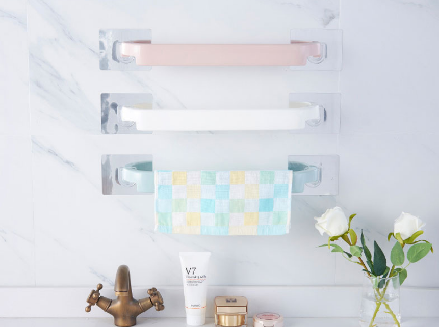 No-Drill Towel Rack, Bath Rack, Storage Organiser