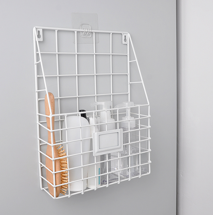 Creative Minimalist Iron Wire Grid Magazine Rack
