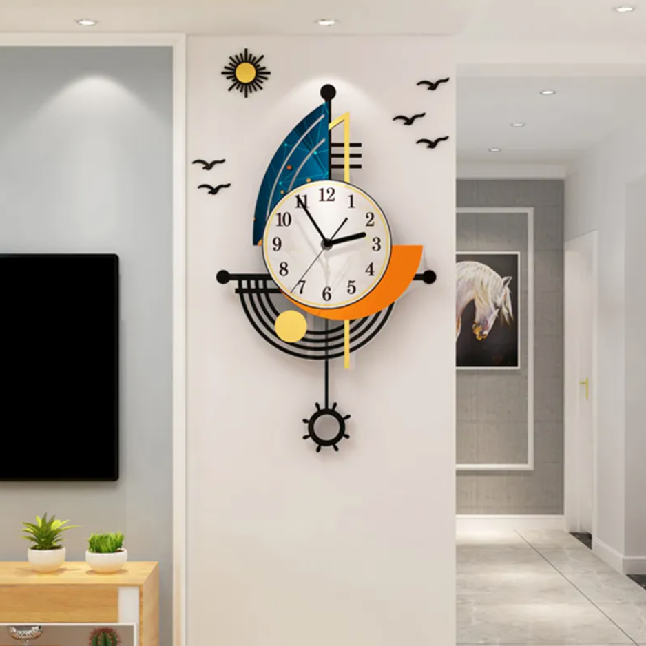 Wall Clock Living Room Decor