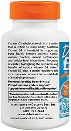 Vitamin D3 5000 IU 360 Softgels – Pattan Australia
