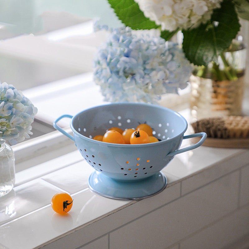 Country Style Retro Fruit Basket with Hanging Ears