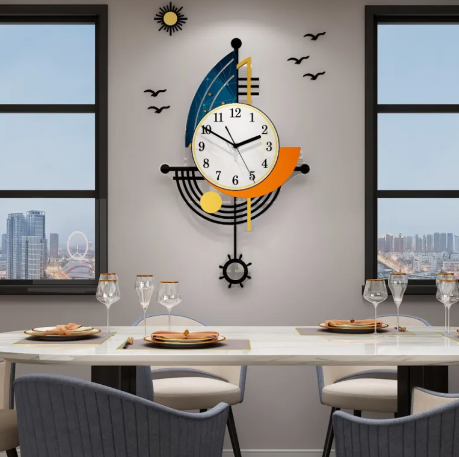 Wall Clock Living Room Decor