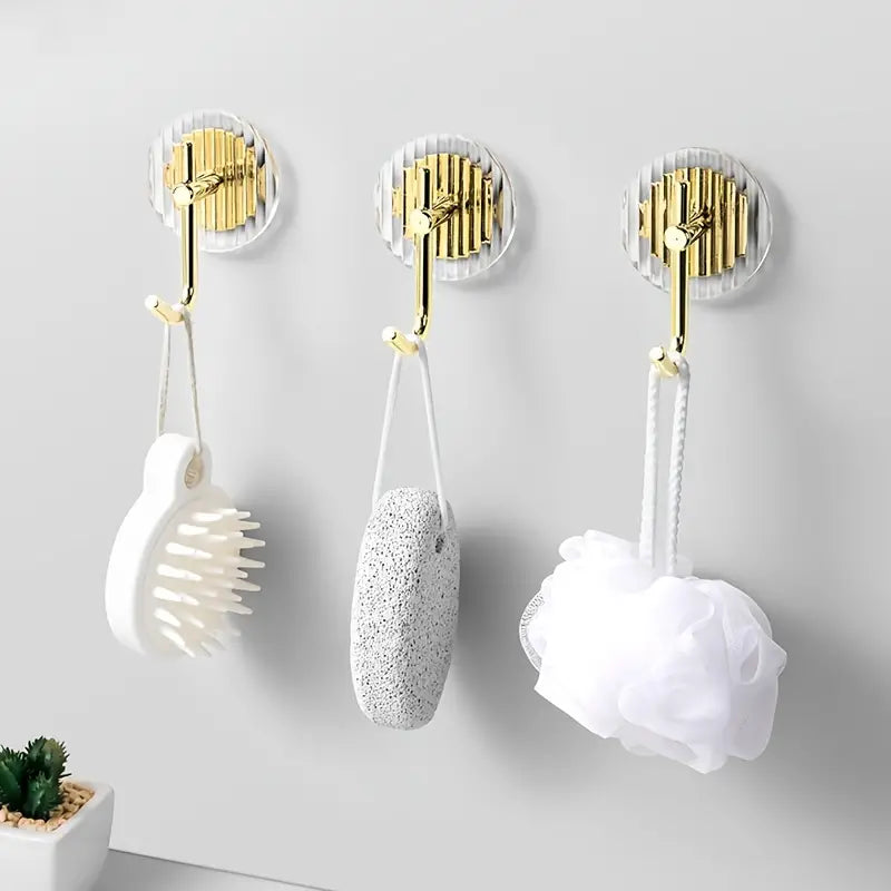 Acrylic Seamless Coat Rack Hooks for Bathroom Storage