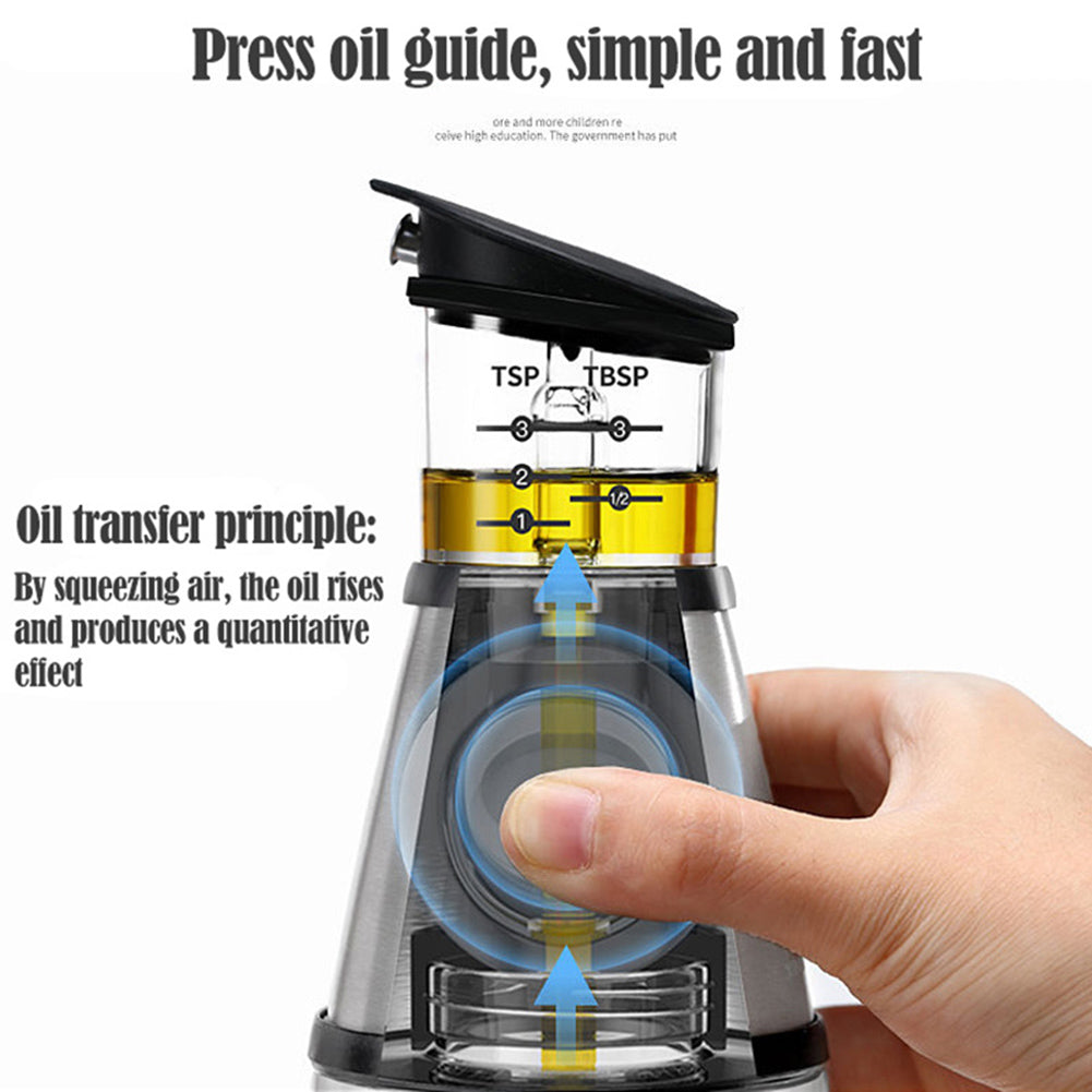 Glass Oil Dispenser Bottle with Pressure Control (Kitchen)