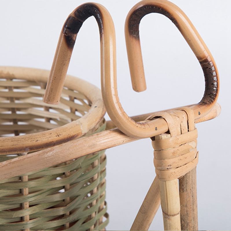 Handmade Bamboo Fruit Basket and Storage Tray