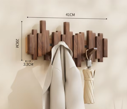 Wooden Piano Coat Rack