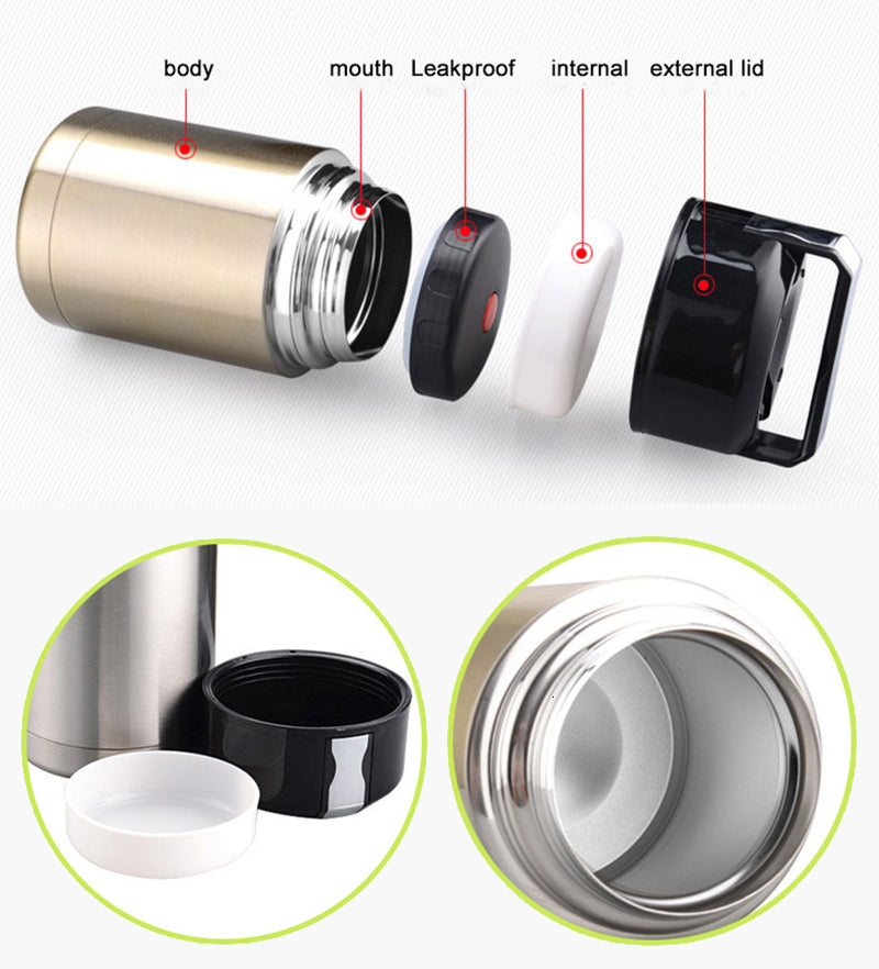 Stainless Steel Vacuum Insulated Cooking Jar and Lunch Box