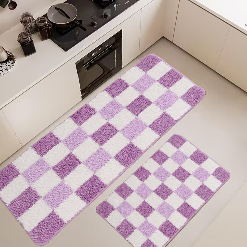 Absorbent Non-Slip Bathroom Door Mat for Home Use