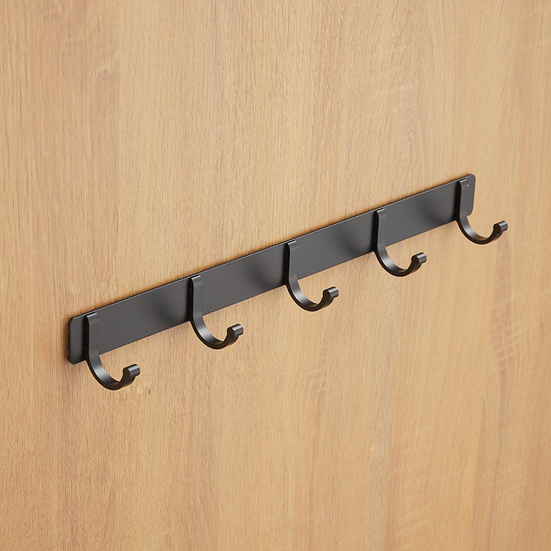 No Punching Aluminium Bathroom Coat and Towel Hook