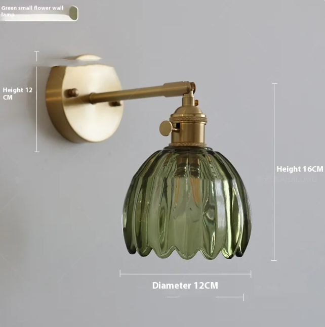 Glass Flower Pendant Light