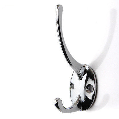 Wall-Mounted Single Coat Hook for Closet and Bathroom