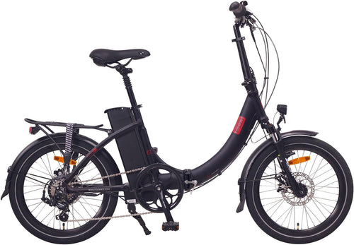 F1 Folding Electric Bike, 250W E-Bike, 36V 13Ah 468Wh Battery (20, Black)