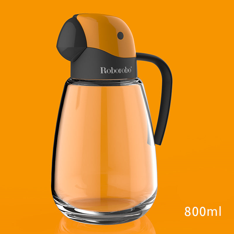 Automatic Opening Glass Oil Dispenser for Kitchen Use