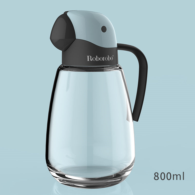 Automatic Opening Glass Oil Dispenser for Kitchen Use