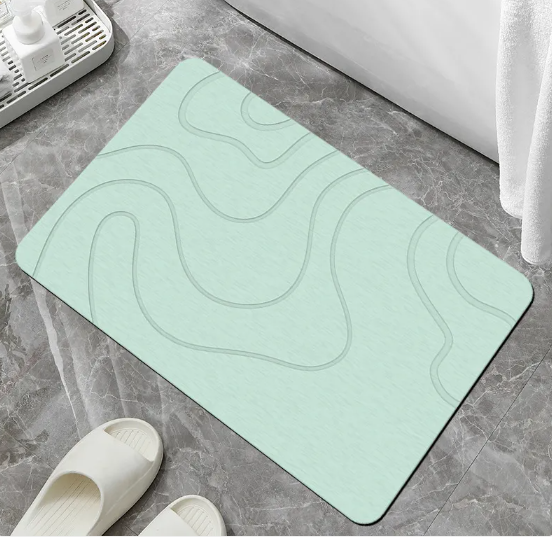 Non-Slip Diatomite Quick-Dry Bath Mat