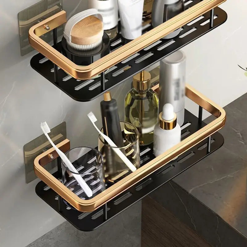 Wall Mounted Shower Caddy - No Drilling Organiser