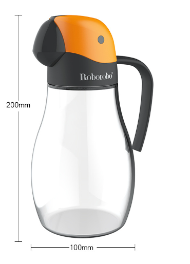 Automatic Opening Glass Oil Dispenser for Kitchen Use