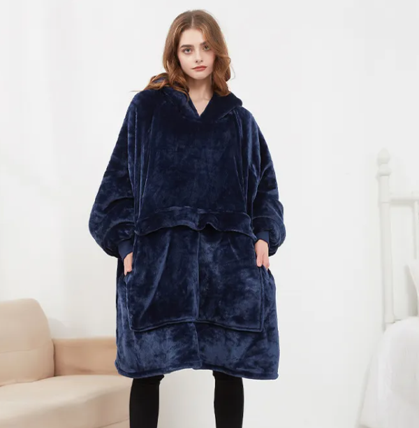 USB Electric Heating Blanket Hooded Lazy Blanket