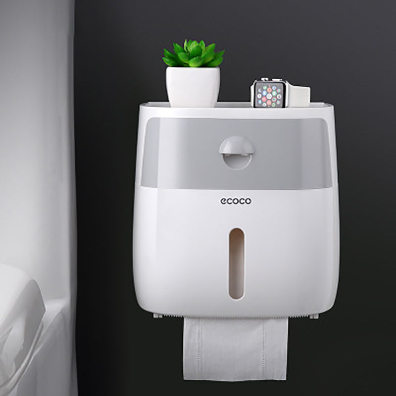 Tissue Box and Bathroom Storage Organiser Shelf