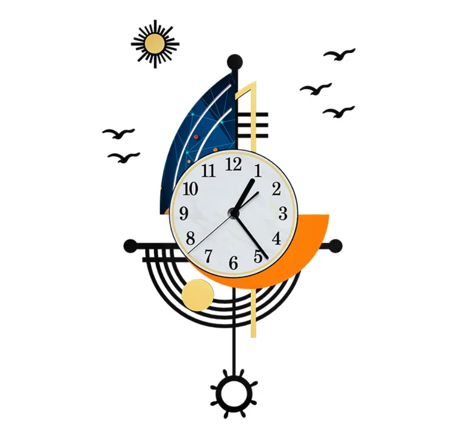 Wall Clock Living Room Decor