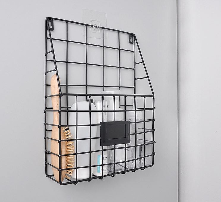 Creative Minimalist Iron Wire Grid Magazine Rack