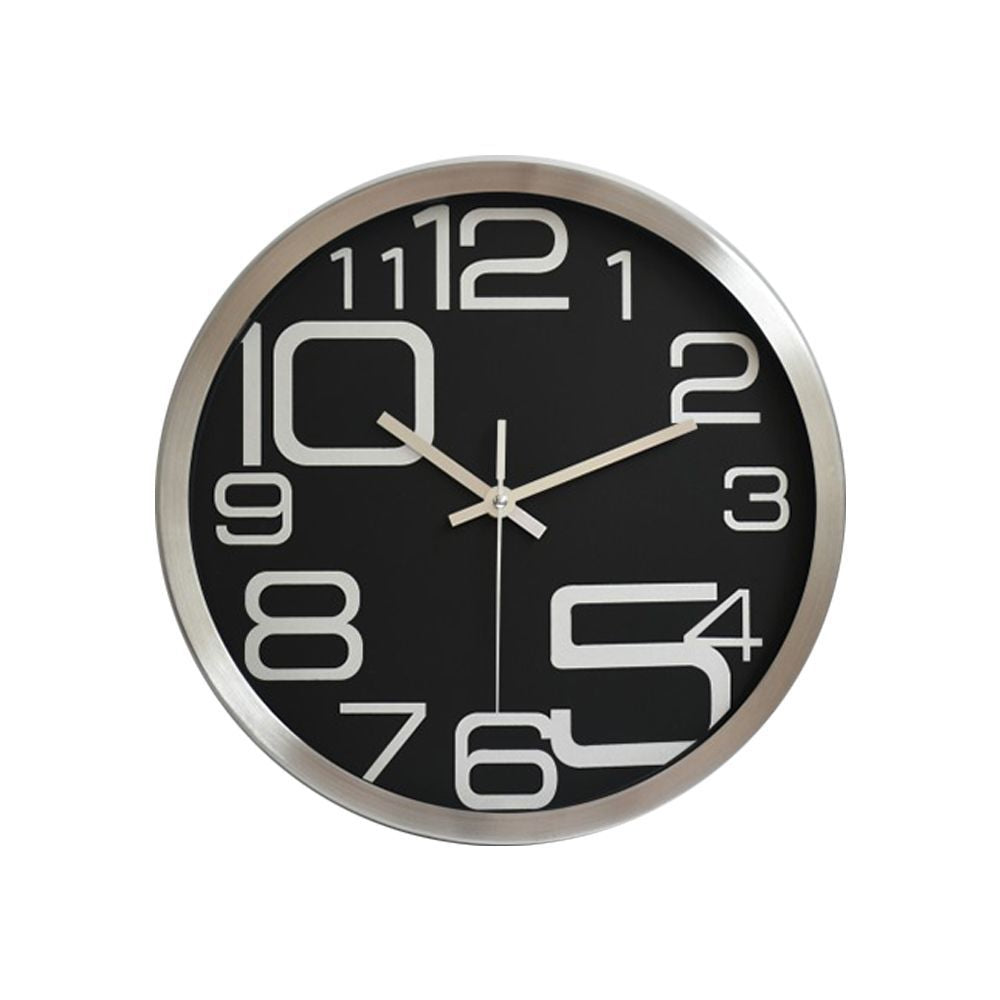 Quartz Wall Clock, 30cm Metal Design