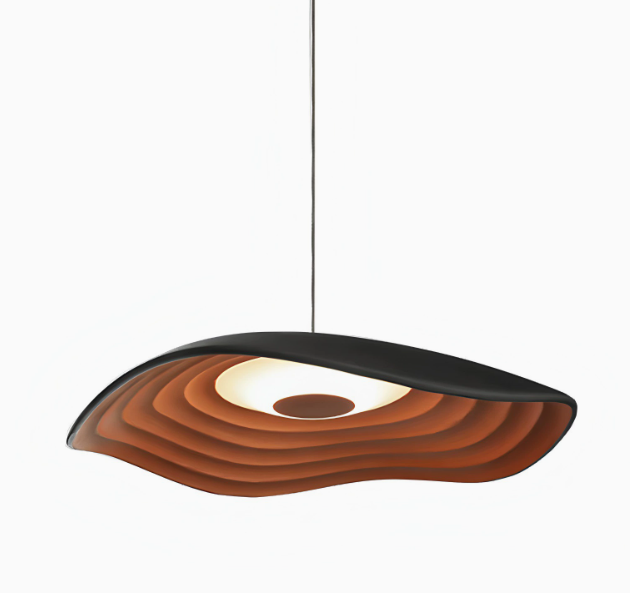 Sculptural Wave Pendant Light - Designer Ceiling Light for Dining and Bar