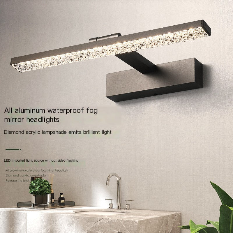 LED Bathroom Mirror Cabinet Light with Acrylic Design