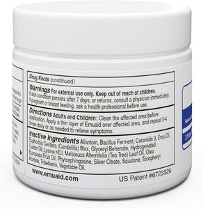 EMUAID Ointment - Eczema Cream. Regular Strength Treatment. Regular Strength for Athletes Foot, Psoriasis, Jock Itch, Anti Itch, Rash, Shingles and Skin Yeast Infection.