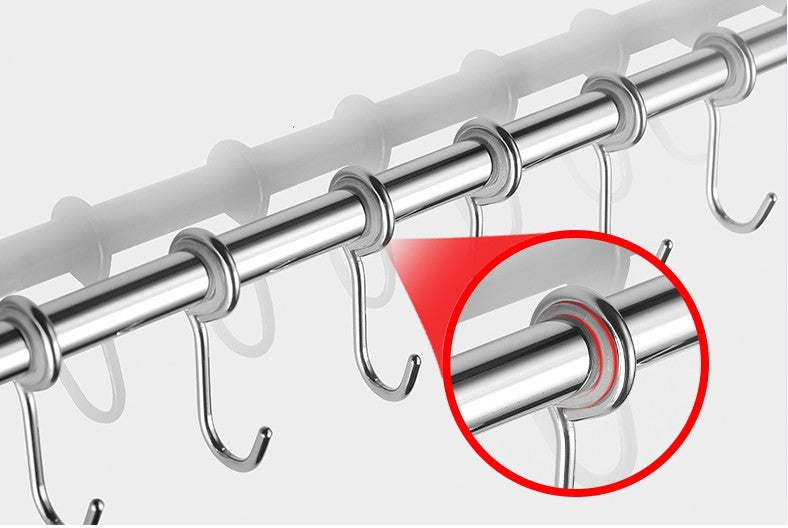 304 Stainless Steel Kitchen Wall Hook and Knife Rack