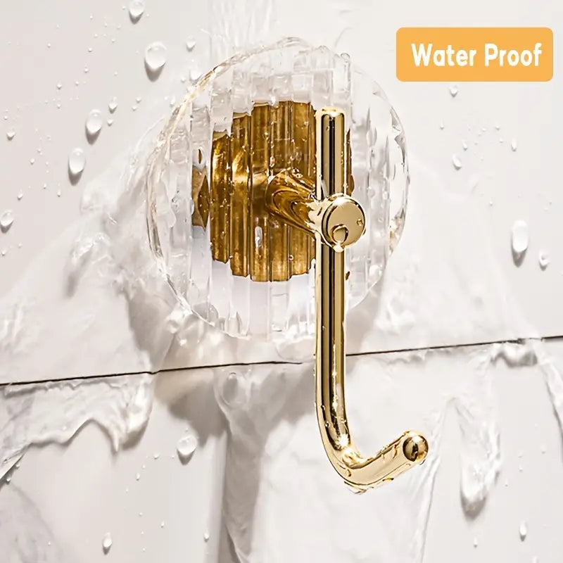 Acrylic Seamless Coat Rack Hooks for Bathroom Storage