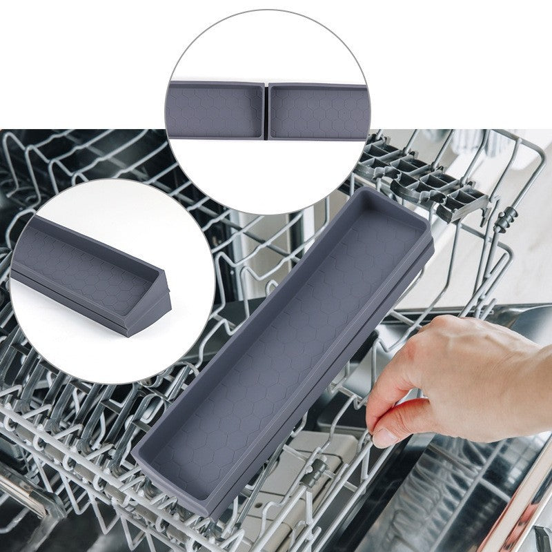 Silicone Stove Mat and Spice Rack Organiser Combo