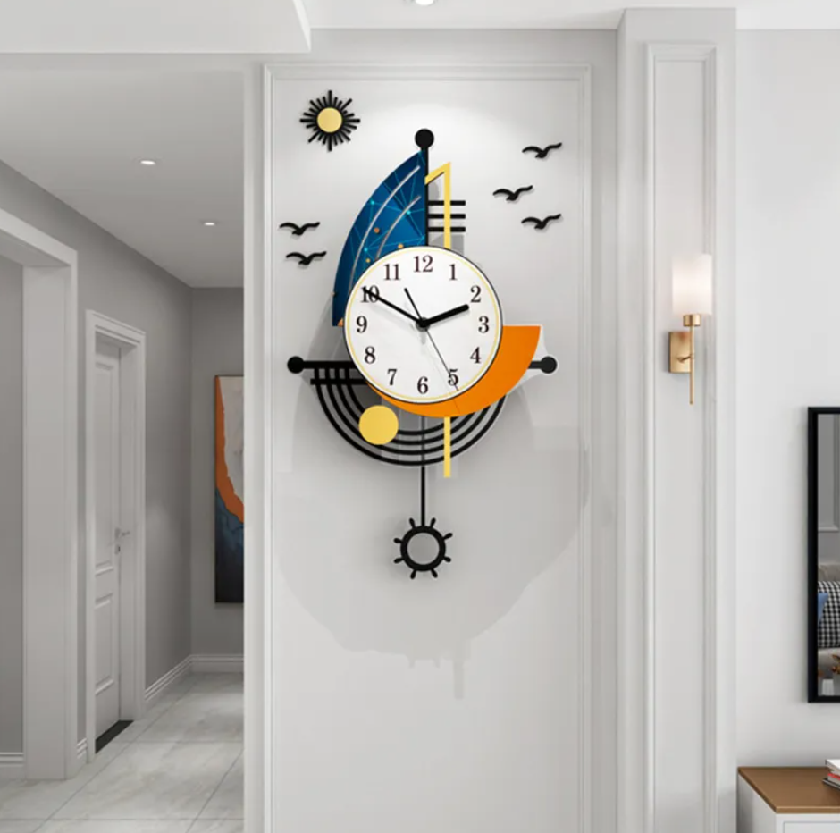 Wall Clock Living Room Decor