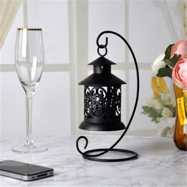 Wrought Iron Candlestick Holder