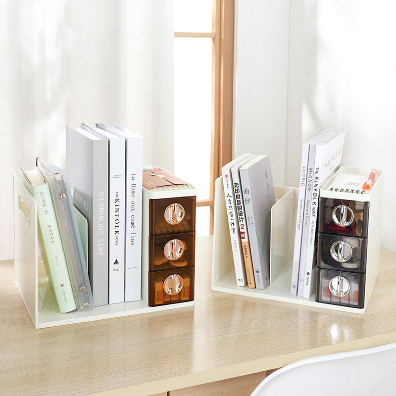 Elegant Desktop Bookshelf Organiser for Office & Students
