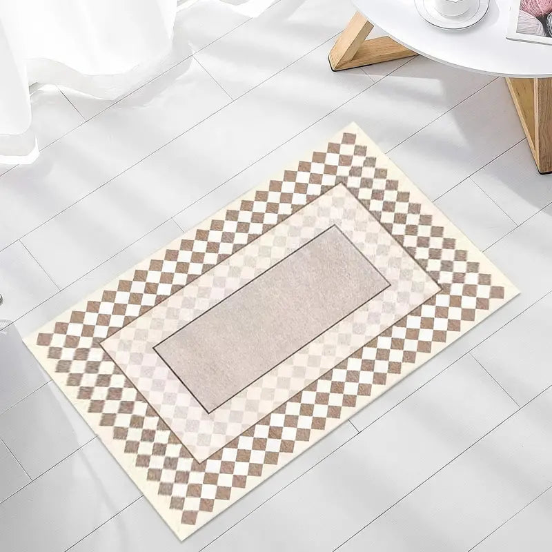 Soft Plaid Area Rug - Multiple Sizes Available