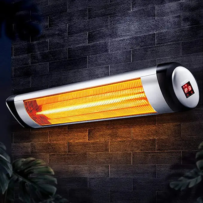 Devanti Strip Heater 1500W Electric Outdoor Radiant Infrared Heater Panel Indoor