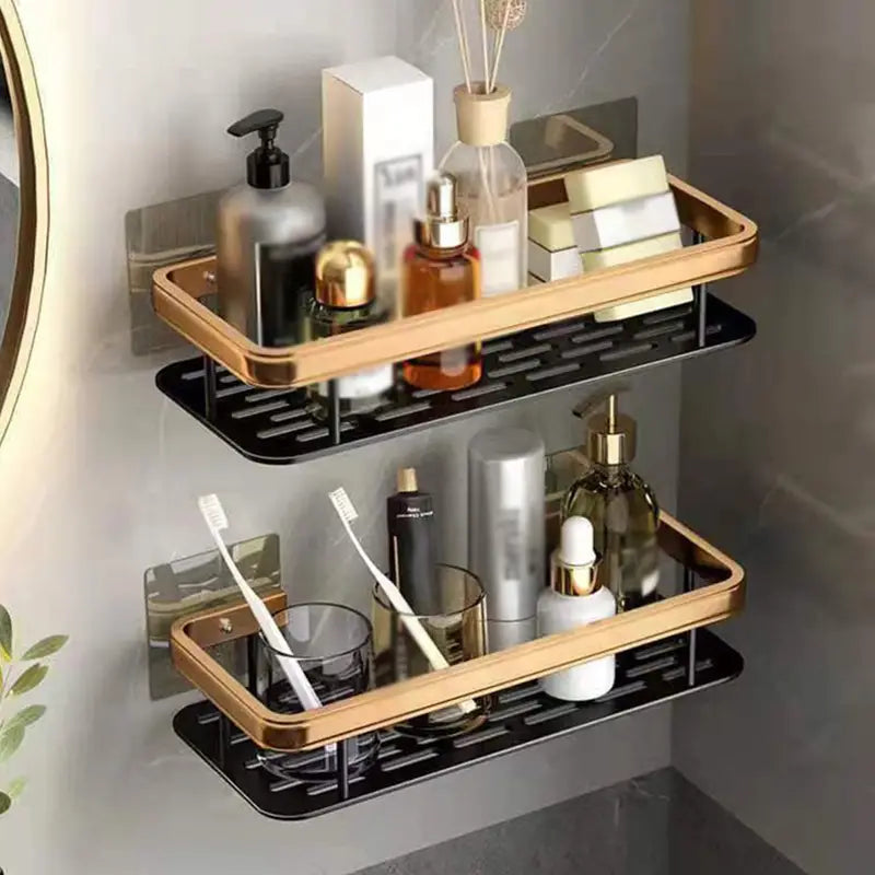 Wall Mounted Shower Caddy - No Drilling Organiser