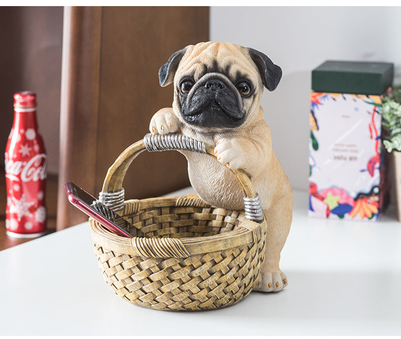 Home Decor Key Holder and Storage Basket Ornament