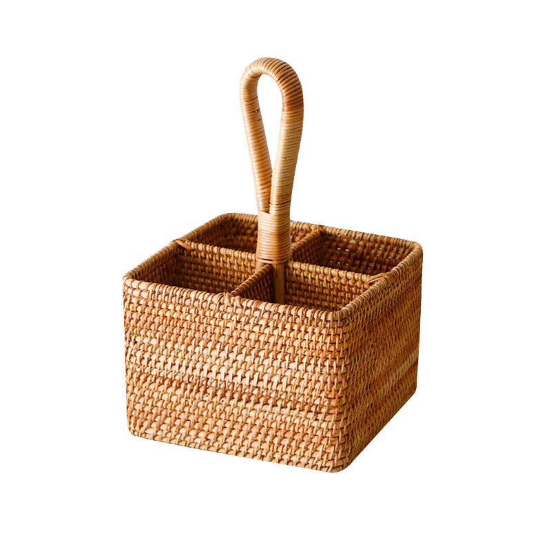 Rattan Storage Basket for Organising and Decor
