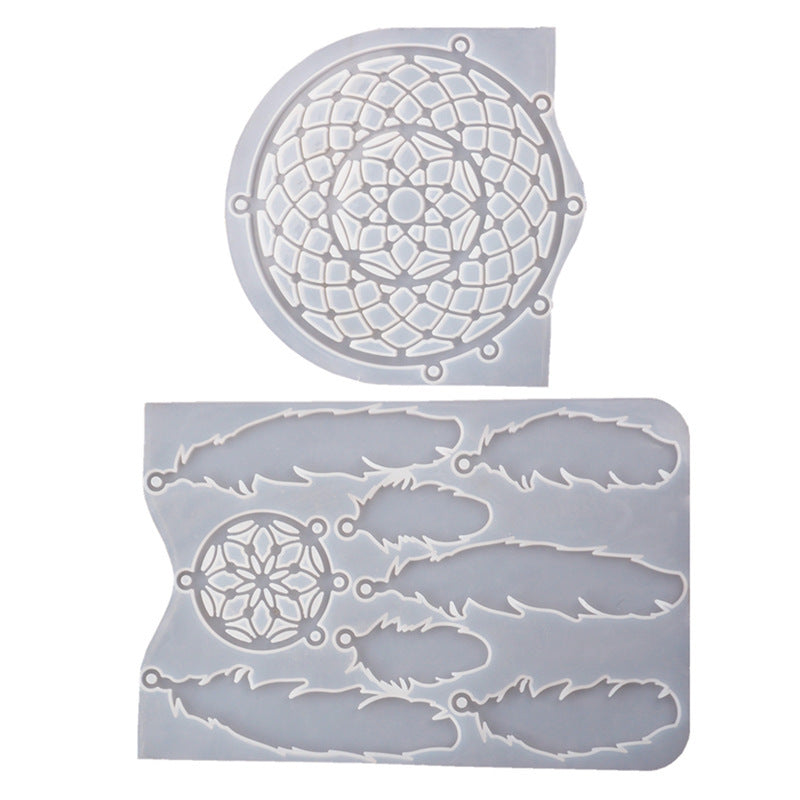 Diy Silicone Mould for Drip Resin Wall Mirror Chime